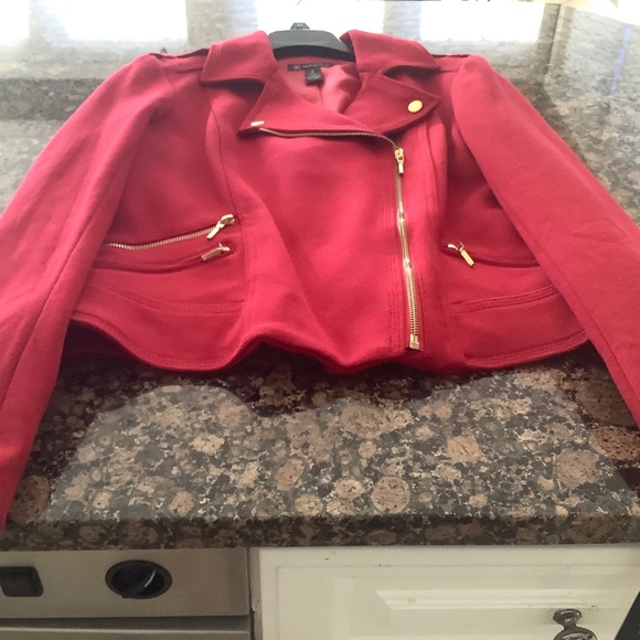 iNC Red Jacket Size Medium NWT - Picture 10 of 16
